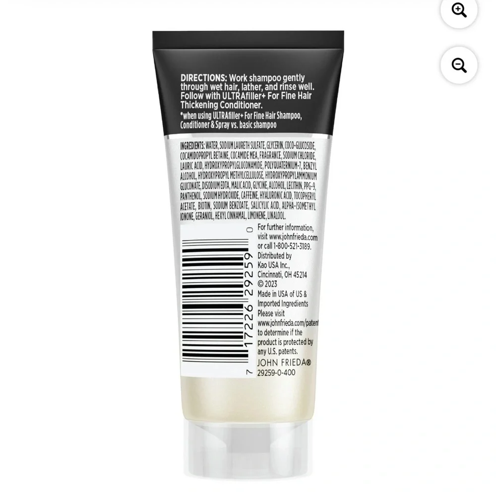 John Frieda ULTRAfiller+ Thickening Shampoo & Conditioner for Fine Hair